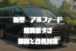 新型アルファードは燃費悪すぎ？原因と誰でもできる改善対策