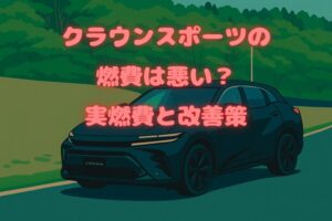クラウンスポーツの燃費は悪い？実燃費と評判から具体的な改善策
