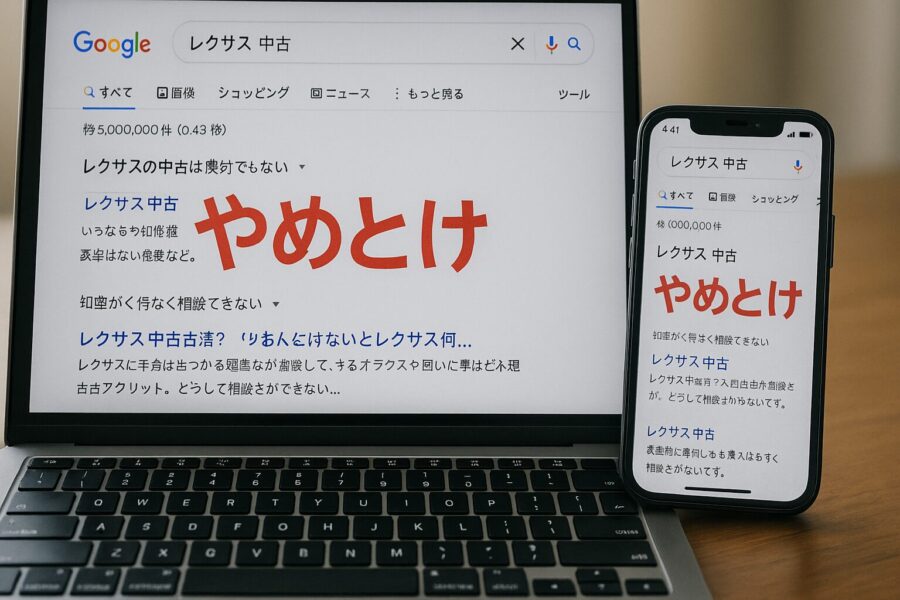 「中古レクサスはやめとけ」と言われる3つの理由と後悔しない人の特徴