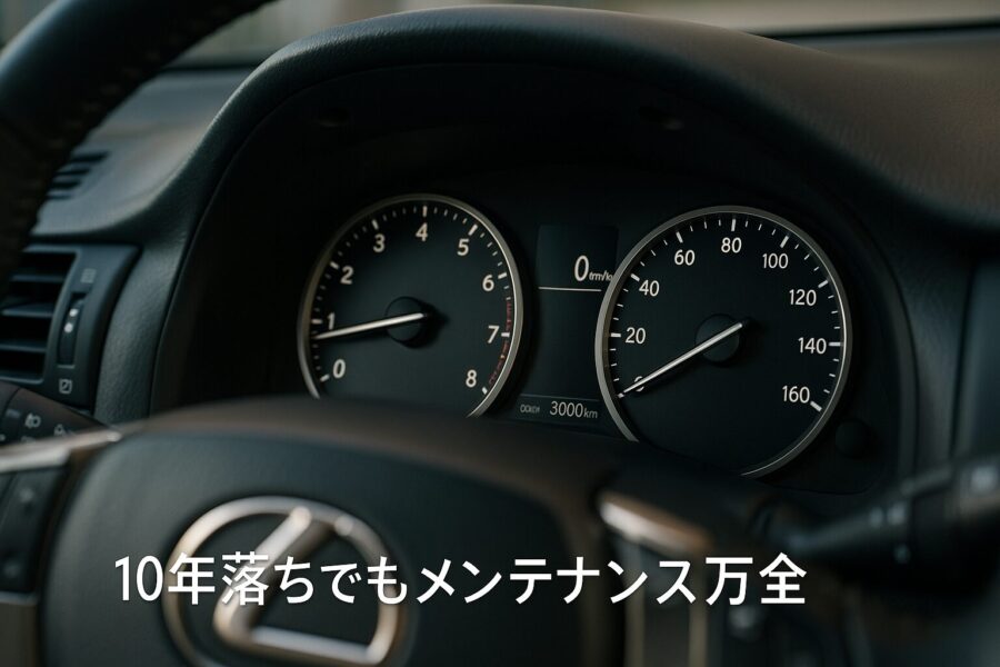 10年落ちのレクサスは本当に危険？購入前に確認すべき5つのチェックリスト