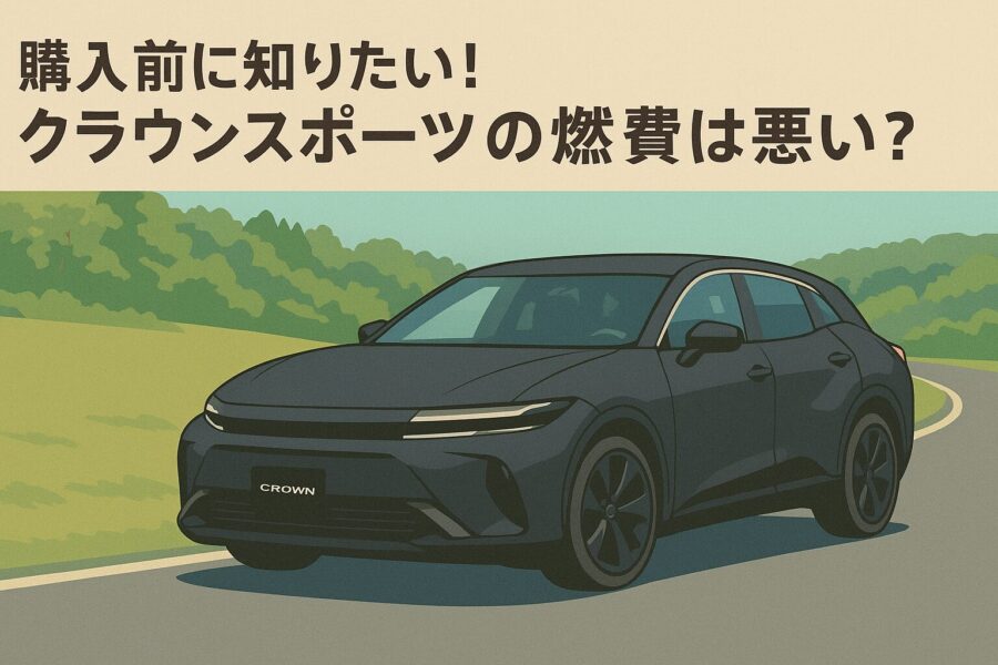 ！クラウンスポーツの燃費は悪い？評判や価格から改善策まで徹底解剖