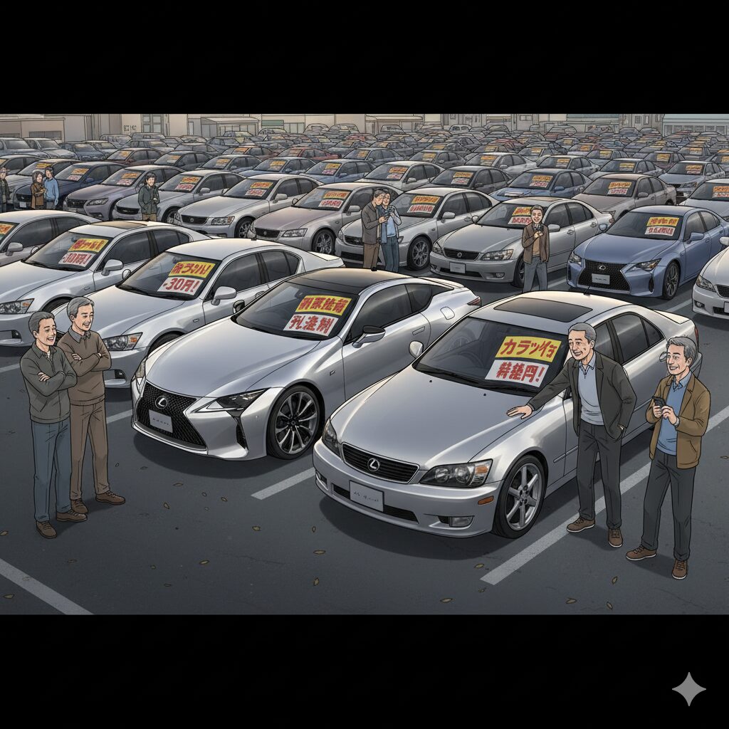 中古車市場から見る、レクサスの不人気車種とその理由