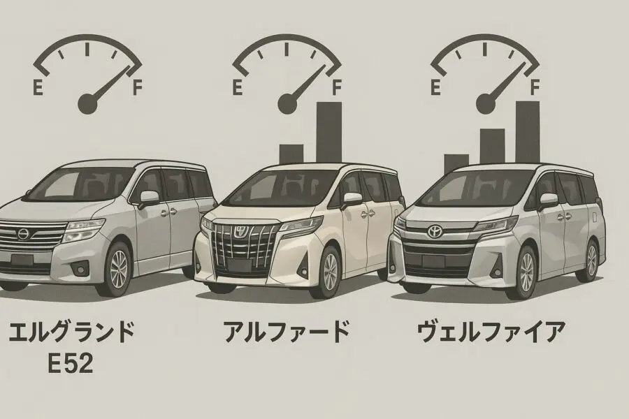 【ライバル比較】アルファード/ヴェルファイアと燃費はどっちがいい？