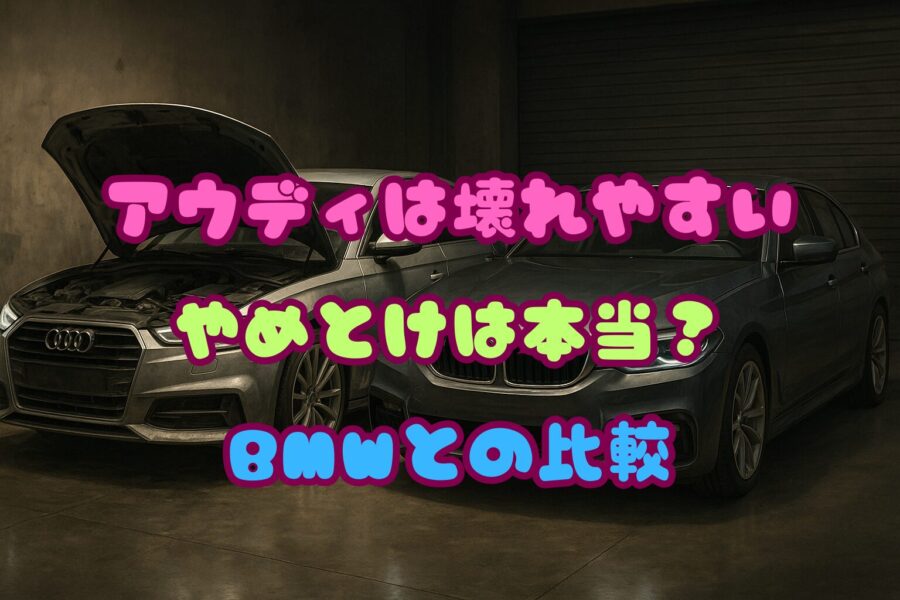 「アウディは壊れやすいからやめとけ」は本当？BMWとの比較