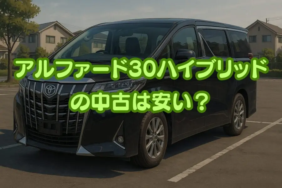 アルファード30ハイブリッドの中古は安い？