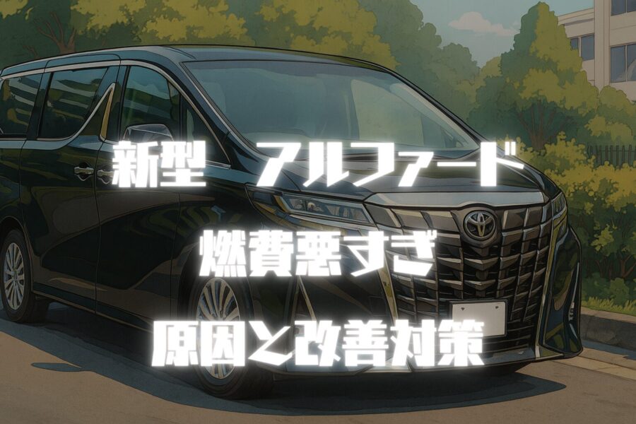 新型アルファードは燃費悪すぎ？原因と誰でもできる改善対策