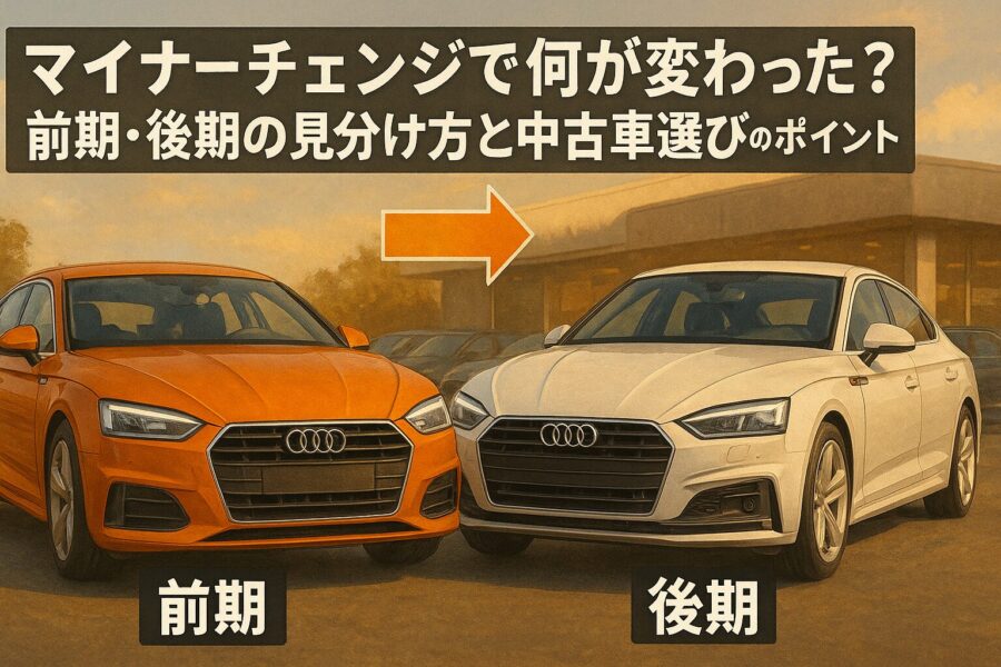 マイナーチェンジで何が変わった？前期・後期の見分け方と中古車選びのポイント