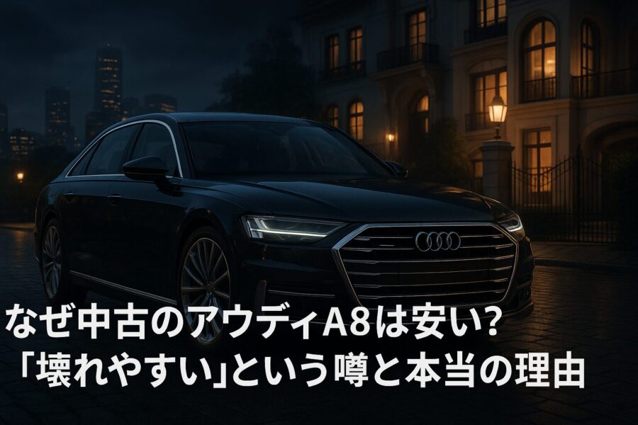 なぜ中古のアウディA8は安い？「壊れやすい」という噂と本当の理由