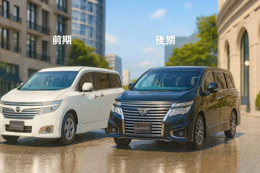 エルグランドE52の前期・後期の違い