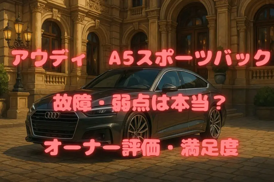 アウディ A5スポーツバックの故障・弱点は本当？オーナー評価で見る