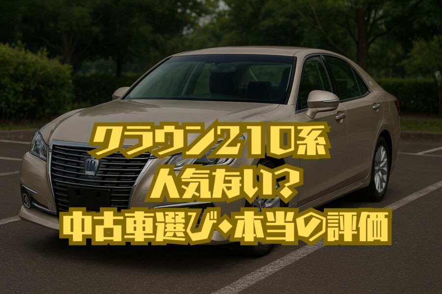 「クラウン210系は人気ない？」は嘘！後悔しない中古車選びの全知識と本当の評価