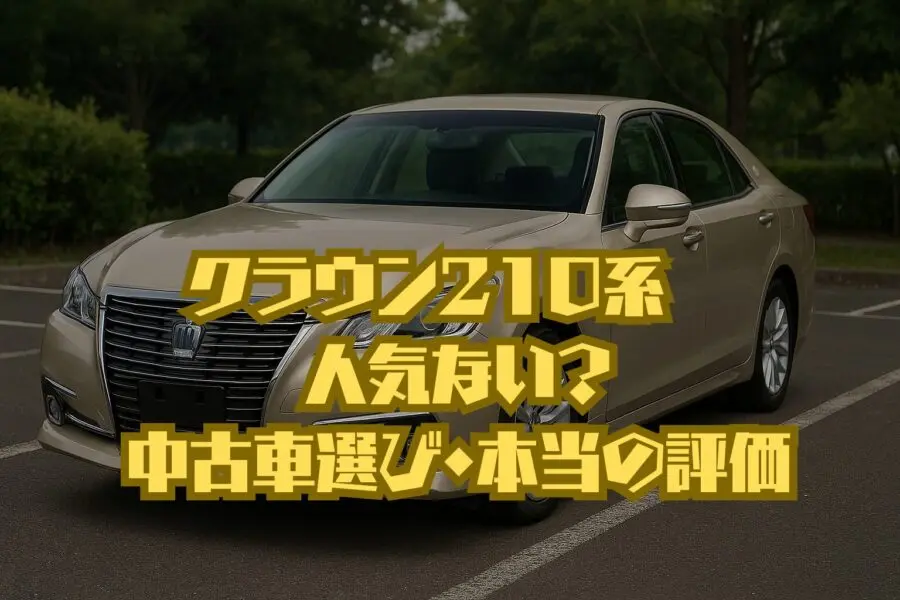 「クラウン210系は人気ない？」は嘘！後悔しない中古車選びの全知識と本当の評価