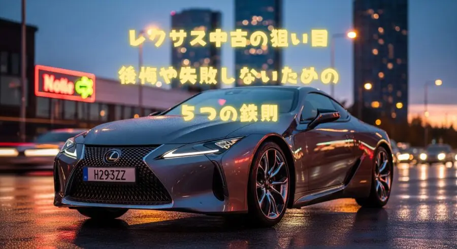 レクサス中古の狙い目と後悔の分岐点｜失敗しないための5つの鉄則