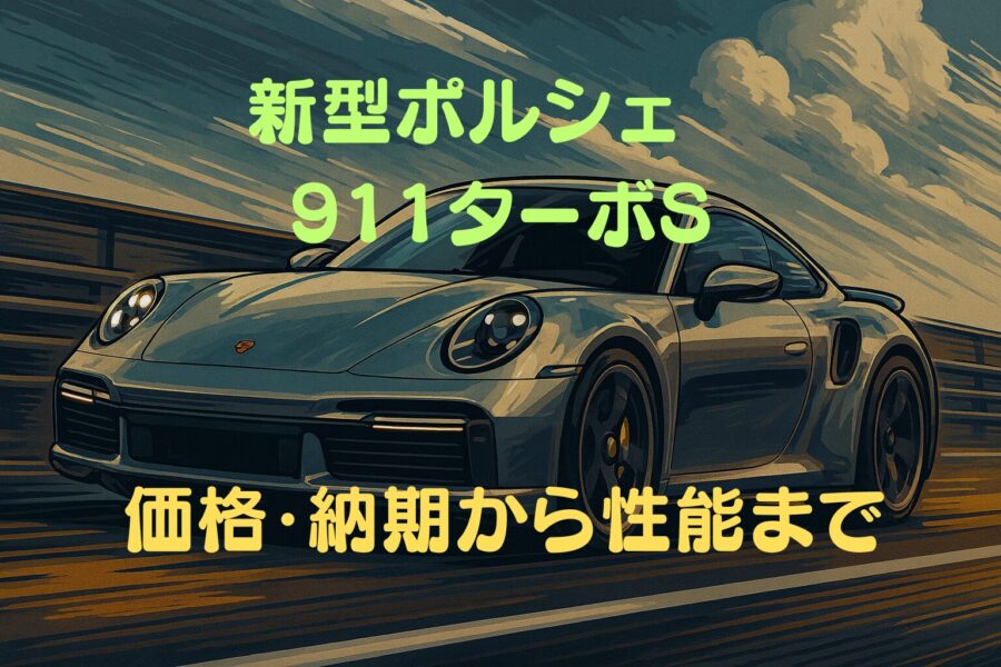 新型ポルシェ911ターボS 徹底解説｜価格・納期から性能まで