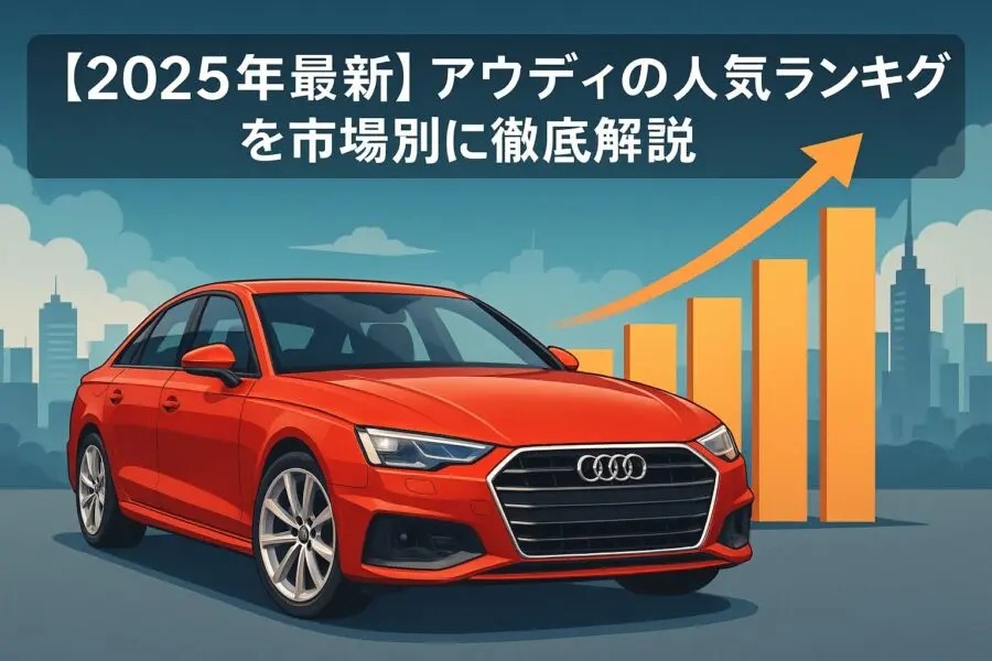 【2025年最新】アウディの人気ランキングを市場別