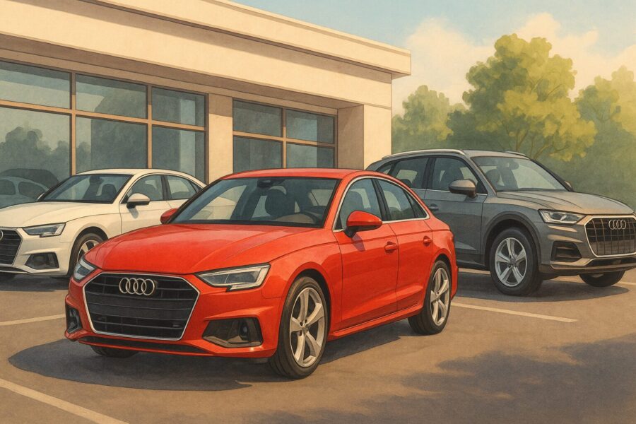 新車で人気のアウディTOP5