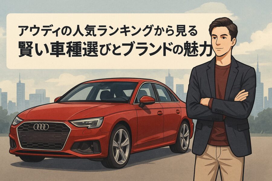 アウディの人気ランキングから見る賢い車種選びとブランドの魅力