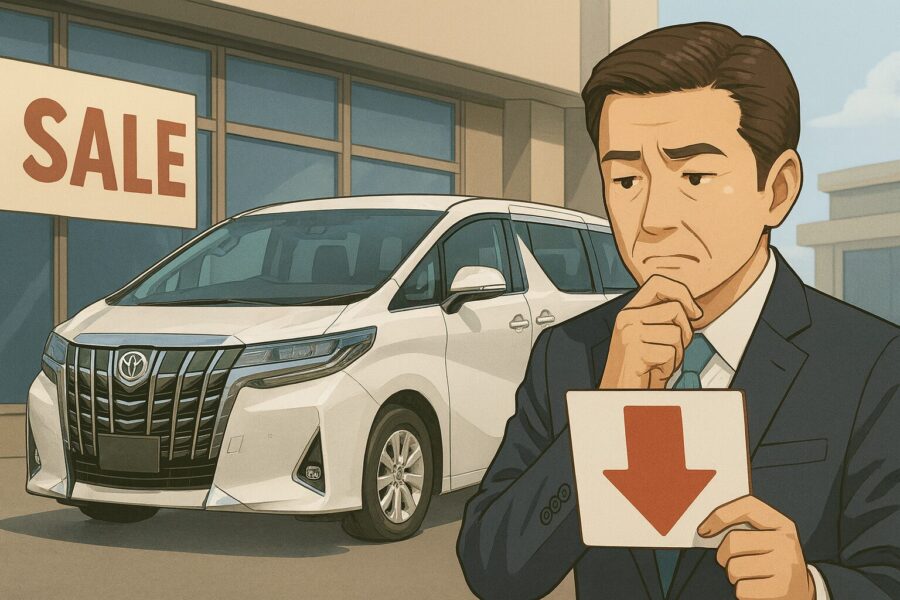 アルファードを売却するなら早い方がいい？損失を抑える売り時の判断基準