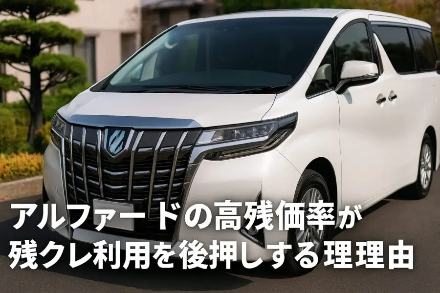アルファードの高残価率が残クレ利用を後押しする理由