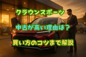 クラウンスポーツの中古が高い理由は？後悔しない買い方のコツまで