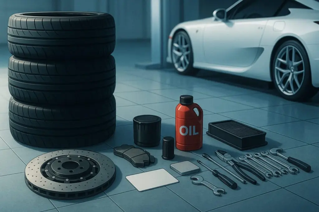 年間維持費の内訳：保険・税金・車検・タイヤ・消耗品