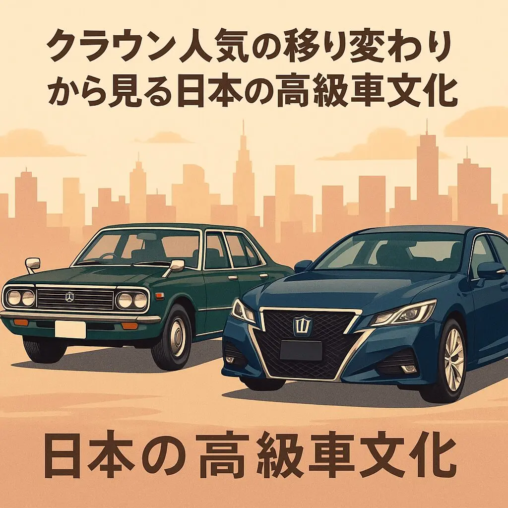 クラウン人気の移り変わりから見る日本の高級車文化