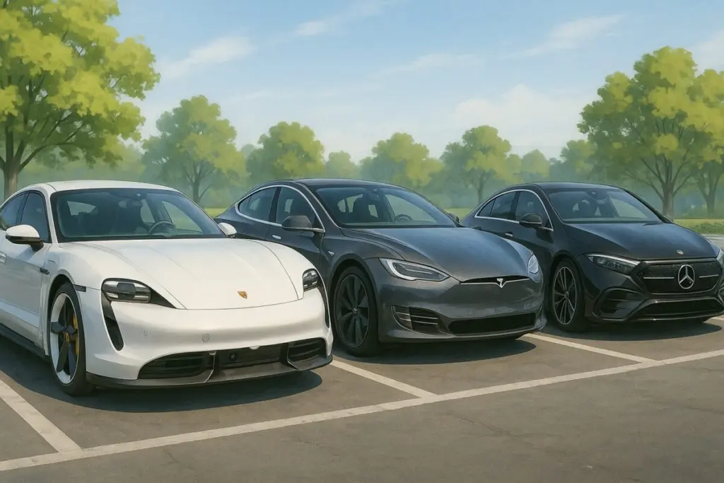 テスラ モデルSやベンツEQSと徹底比較！タイカン中古を選ぶべき理由とは？