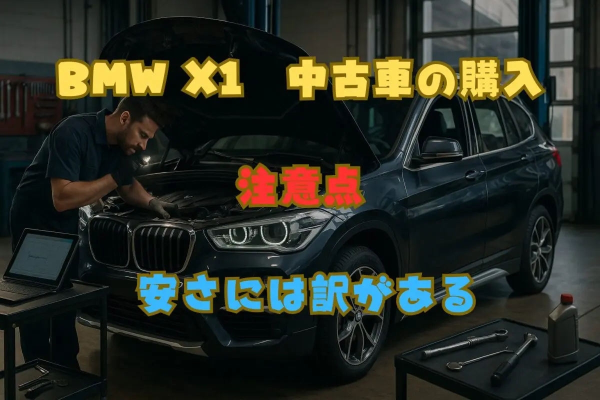 BMW X1の中古車購入、その安さには訳がある？後悔しないための注意点