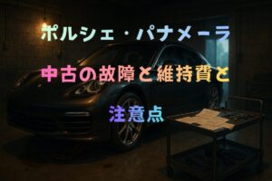 ポルシェ・パナメーラ中古の故障と維持費と注意点