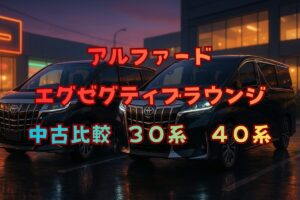 アルファードエグゼクティブラウンジ中古比較｜30系40系の相場と選び方