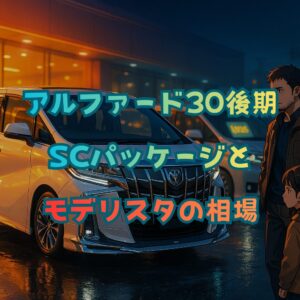 アルファード30後期SCパッケージ中古｜モデリスタの相場と失敗しない選び方