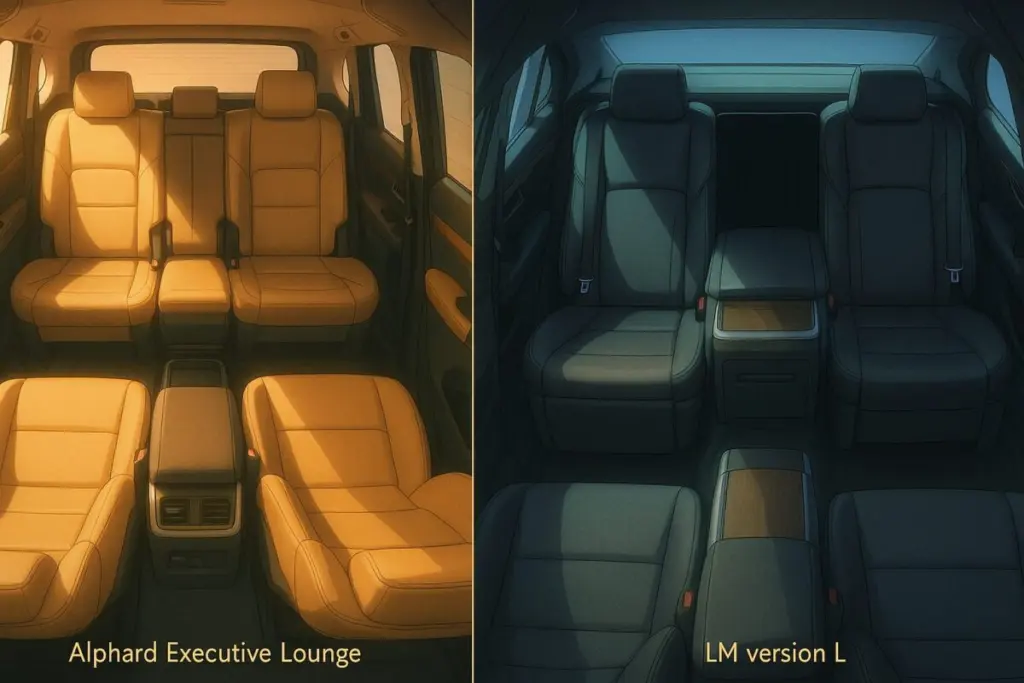 アルファードの上位グレード「エグゼクティブラウンジ」との差