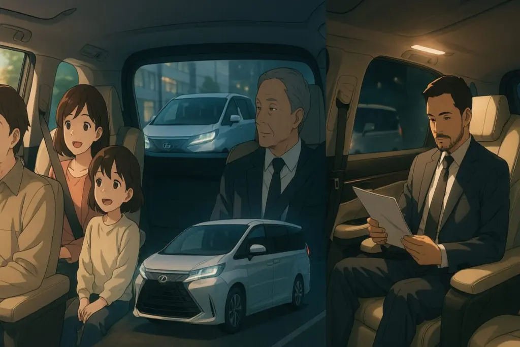 使用目的別おすすめ|家族派・経営者・送迎車で最適解が変わる