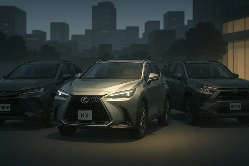 他車種(ハリアー・RAV4)と比較して見えるNXの強み