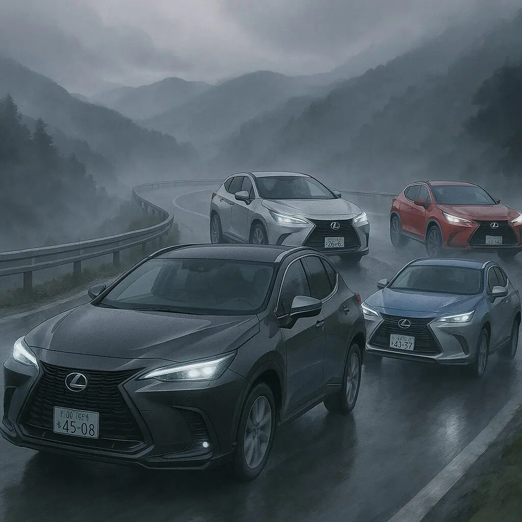 NX250/NX350/NX350h/NX450h+の違いを比較