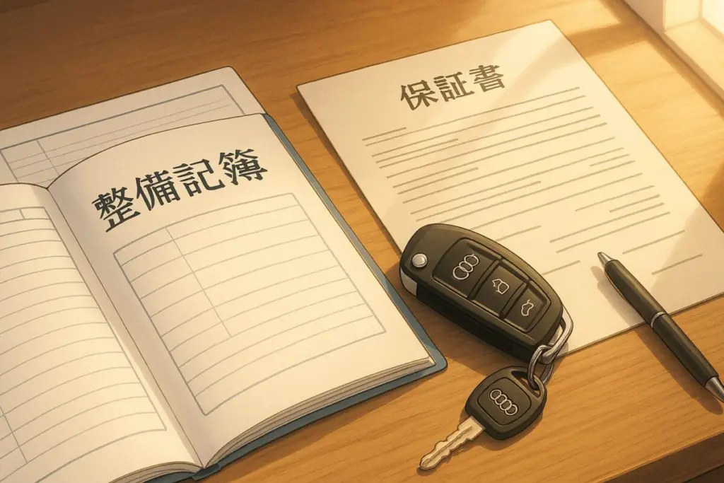 購入前に確認すべき整備記録と保証内容