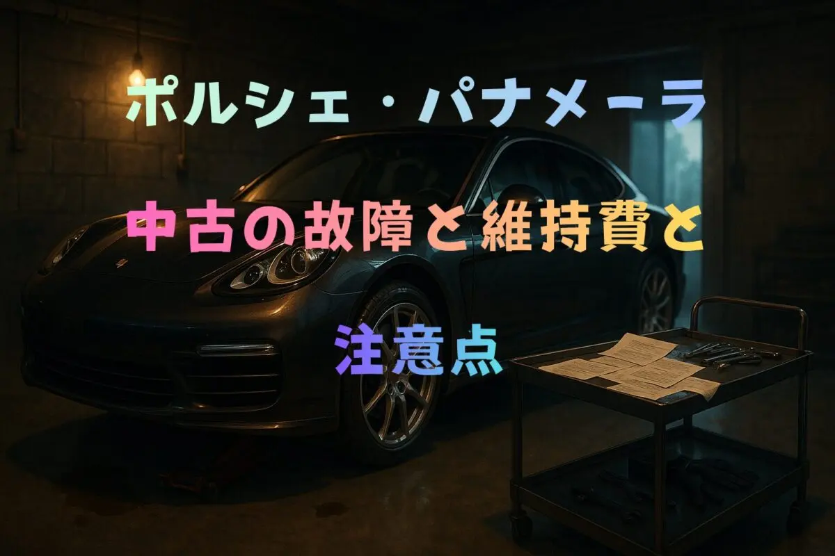 ポルシェ・パナメーラ中古の故障と維持費と注意点