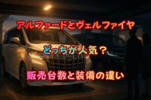 アルファードとヴェルファイアどっちが人気？販売数2.5倍の差と装備の違い