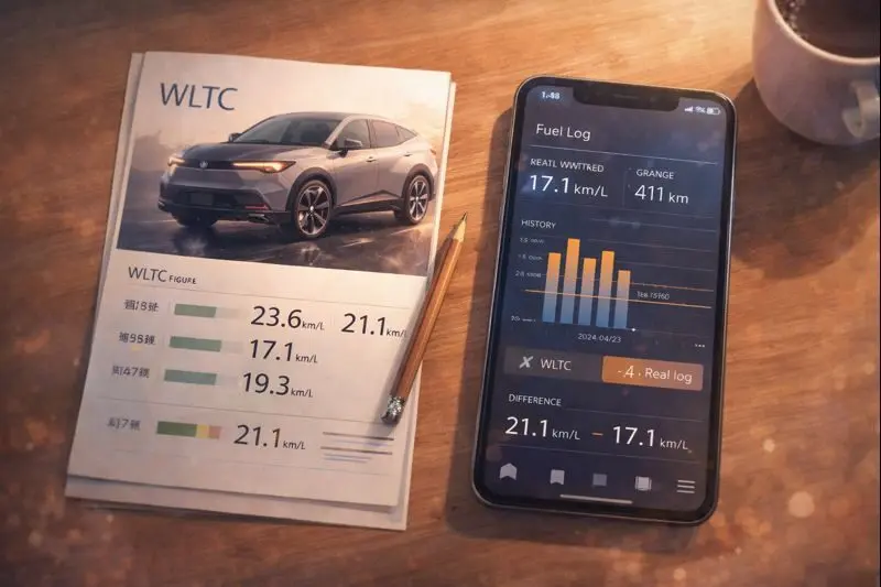 カタログ燃費(WLTC)と実燃費はどの程度乖離するのか?