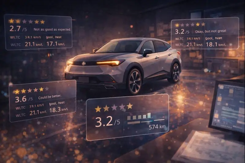 実燃費データ(口コミ・レビュー)から見える平均値