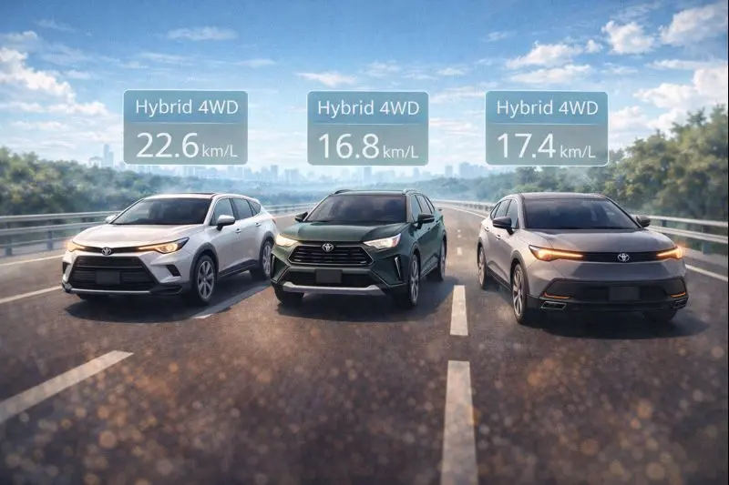 ハリアーやRAV4と比べて燃費は本当に劣るのか?