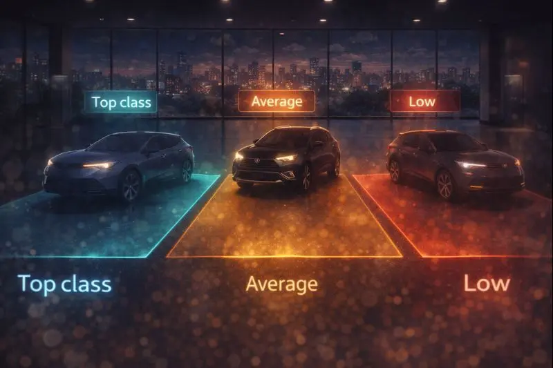 同価格帯SUVと比較したときの燃費ポジション