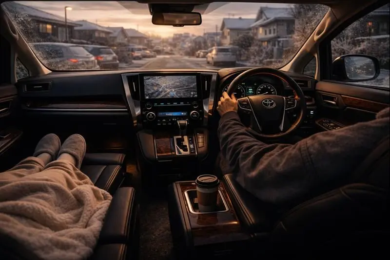 ステアリングヒーターや助手席オットマンは標準か?