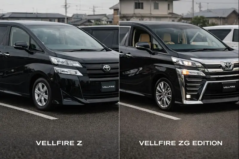 ZGエディションとZグレードの標準装備の違い
