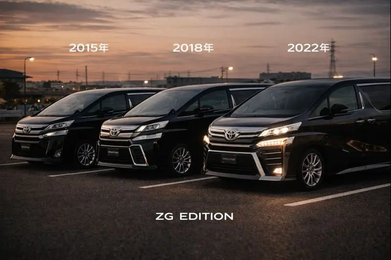 年式によって変わるZGエディションの標準装備差