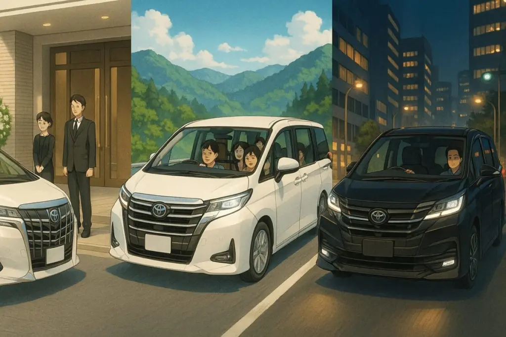 用途別（送迎・旅行・普段使い）でどっちが上と感じるか