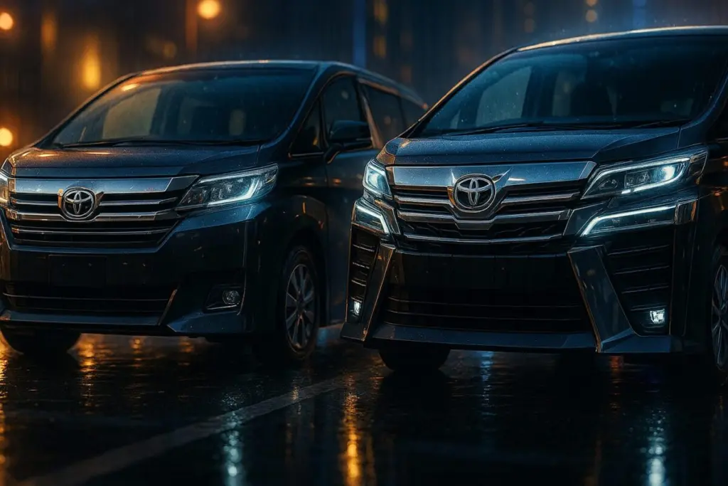 フロントグリル・バンパーデザインの違い