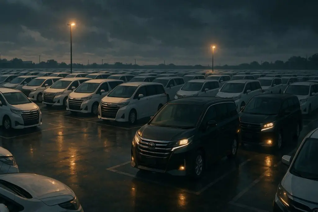 中古車市場での流通量と価格差の実態