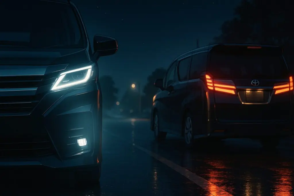 ヘッドライト・テールランプ形状の違い