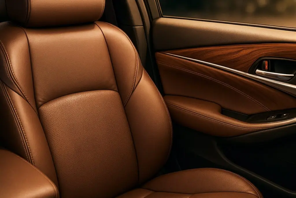 内装品質の違い|木目パネル・本革の質感はどこまで違う?